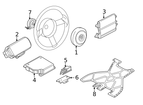 Air Bag Components for 2003 BMW Z8 #0