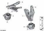 22112284818 - : Engine Mount, Right for BMW Image
