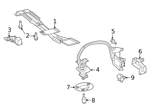 Brackets, Flanges & Hangers for 2025 Ram ProMaster 3500 #0