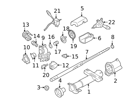 Ignition Lock for 2001 Chevrolet Cavalier #1