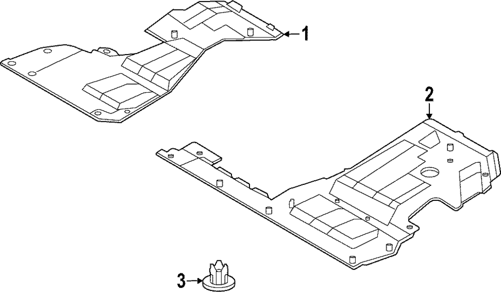 75892-6SA0A - Under Cover 2022-2025 Nissan Pathfinder