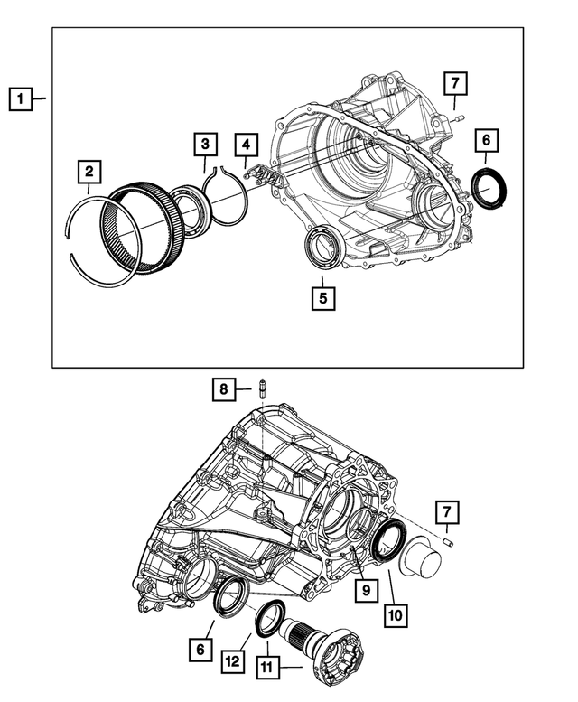 68087874AA - Transfer Case and Power Transfer Unit: Bolt for Mopar Image