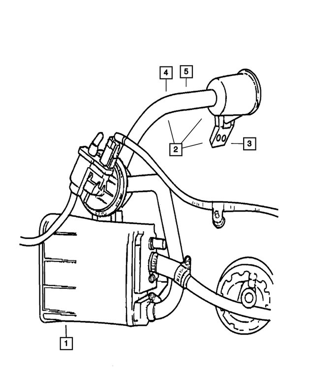 4581388AC - Emission Systems: Vapor Canister for Mopar Image