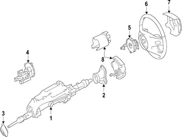 2514600337 - Steering: Bearing for Mercedes-Benz Image