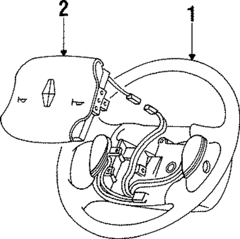 Steering Wheel & Trim for 2002 Lincoln Navigator #0