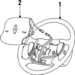 2C5Z3600CAA - Steering: Steering Wheel for Lincoln: Navigator Image