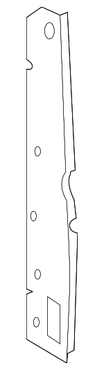 JK4Z61243A47A - Body: Body D-Pillar Reinforcement for Ford Image