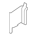 BK3Z6128409L - Body: Quarter Panel Reinforcement for Ford Image