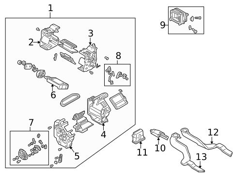 Heater for 2003 Mazda Protege5 #0
