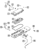 68224522AA - 6.7L Turbo Diesel; Engine: Tube Bracket for Mopar Image