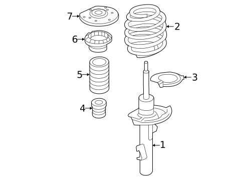 Struts & Components for 2017 Volvo S60 Cross Country #0