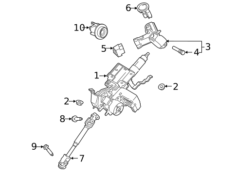 Switches, Solenoids & Actuators for 2018 Ford EcoSport #0