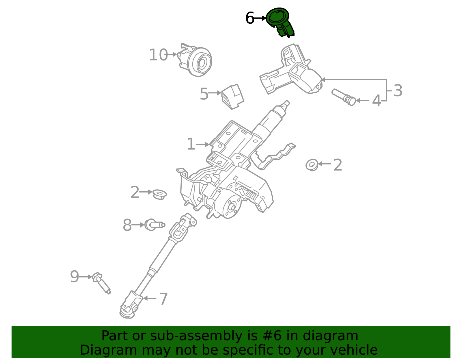 2018-2022 Ford EcoSport | Ignition Immobilizer Antenna | G1BZ-15607-B ...