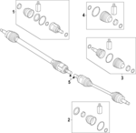 49583L0350 - : Inner Cv Joint Boot for Hyundai Image
