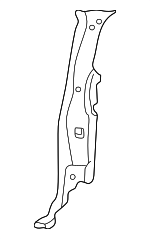 YC3Z28278D13AAA - Body: Corner Trim for Ford: F-250 Super Duty, F-350 Super Duty Image