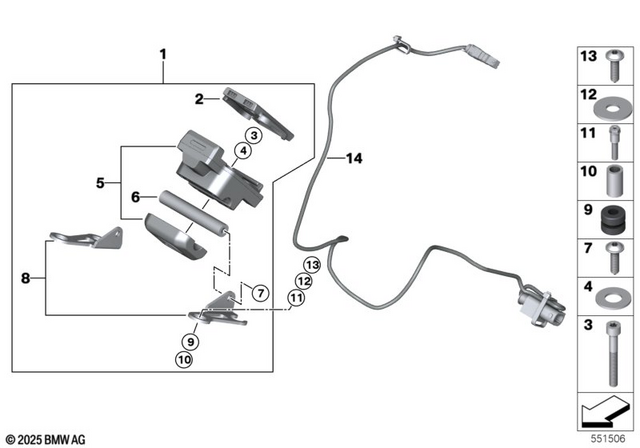 65905B60EA4 - : Navigator Holder for BMW-Motorrad Image