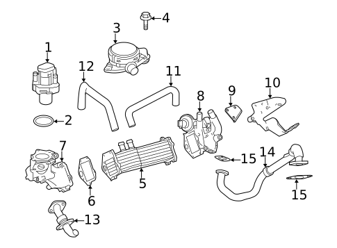 EGR System for 2012 Mercedes-Benz Sprinter 3500 #0
