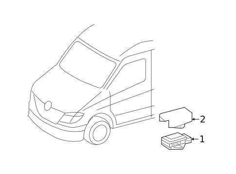 Electrical Components for 2009 Dodge Sprinter 3500 #2