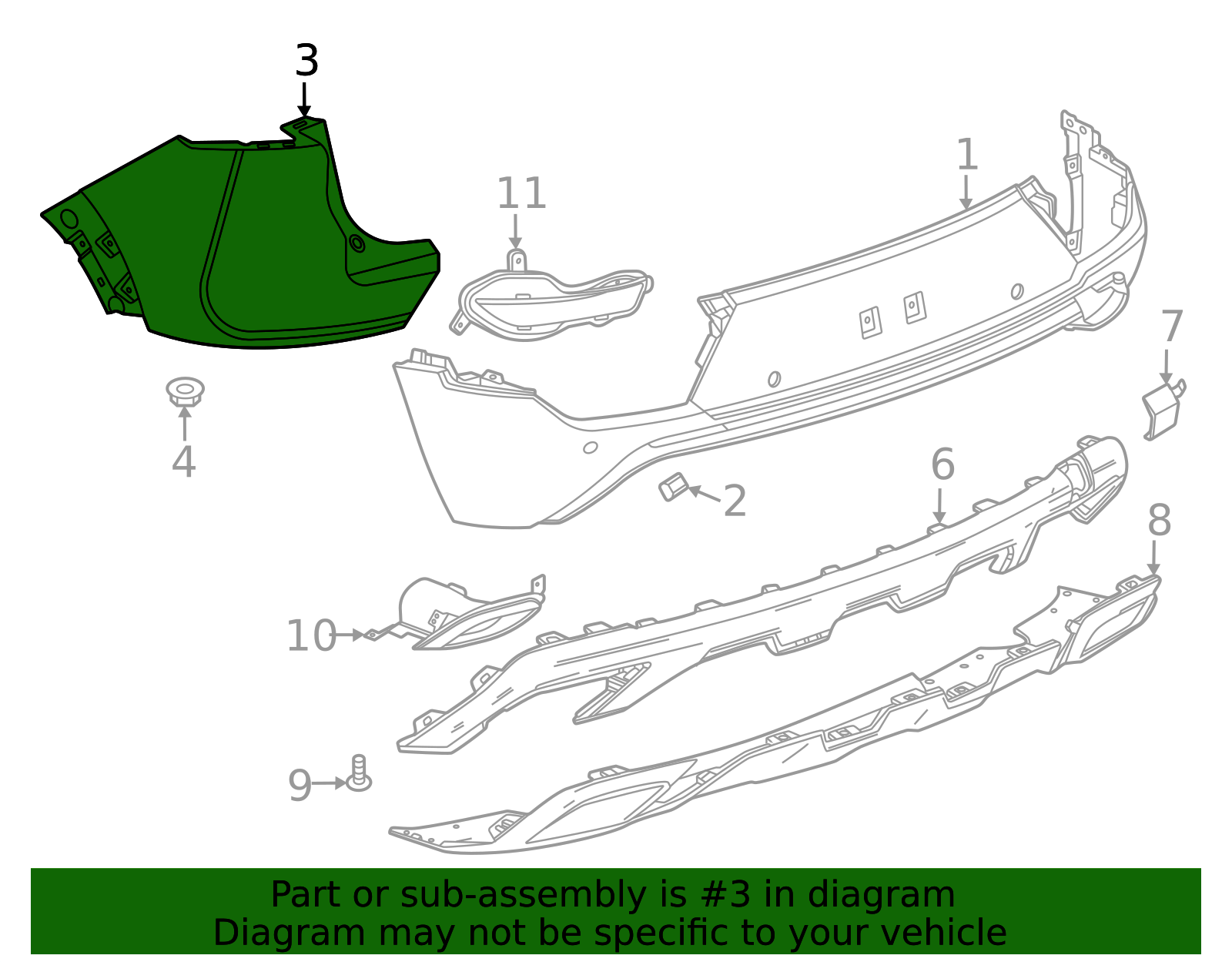 2024-2026 Chevrolet Trailblazer Lower Cover 42853075 GM | GMPartsDirect.com