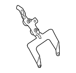 17127856956 - Cooling System: Inter-cooler Bracket for BMW Image