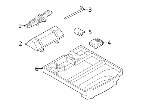 Jack & Components for 2020 Jaguar I-Pace #0