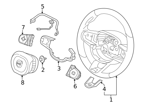 Steering Wheel & Trim for 2026 Volvo EC40 #1