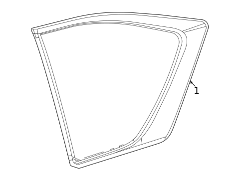Glass & Hardware for 2025 Lexus LX700h #1