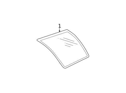 Glass & Hardware for 2003 Oldsmobile Bravada #0