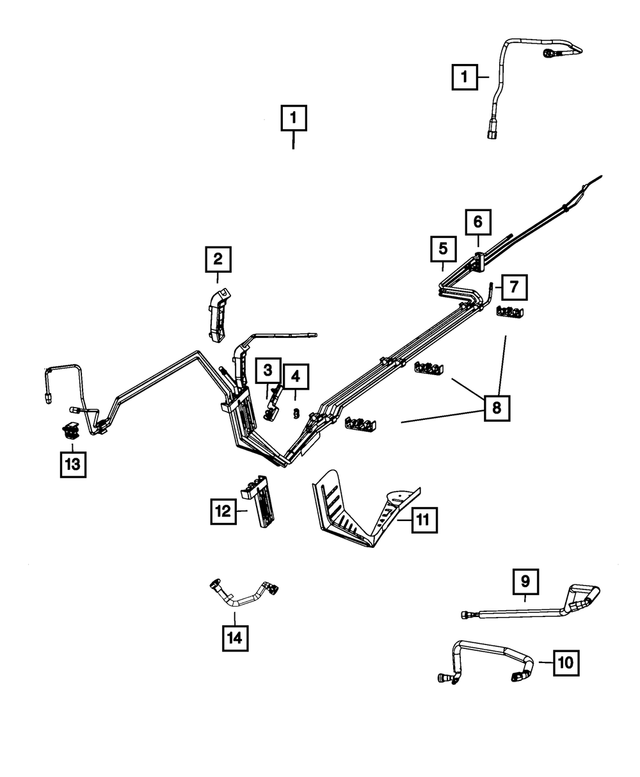 4581407AD - Fuel: Fuel Supply Tube for Mopar Image image