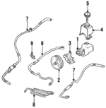 26016937 - Steering: Power Steering Return Hose for Cadillac: Allante Image