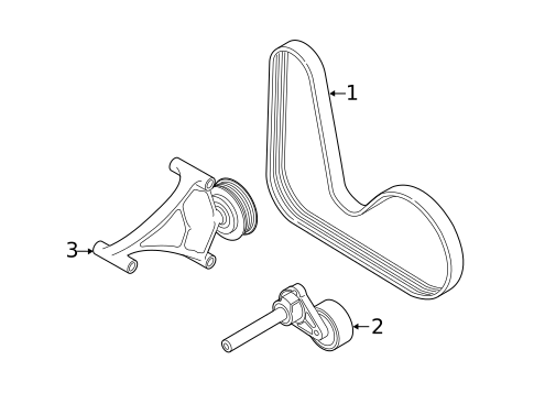 Belts & Pulleys for 2012 Volkswagen Beetle #0