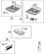 6YM04MS7AA - : Overhead Console for Mopar Image
