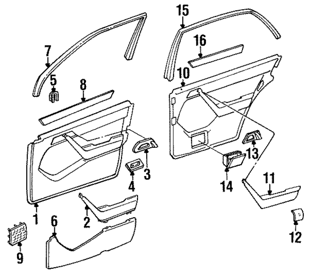 1247660491 - Body: Cover for Mercedes-Benz Image