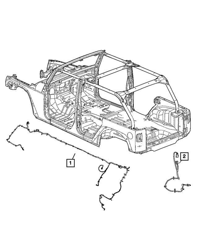 68059252AA - Electrical: Chassis Wiring for Mopar Image