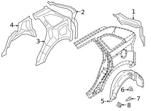 Inner Structure for 2012 Lincoln MKX #0