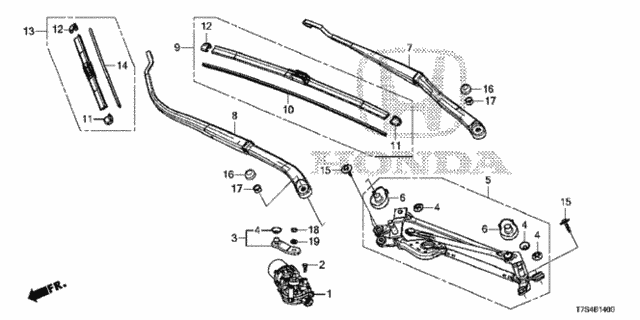 Front Windshield Wiper for 2019 Honda HR-V #0