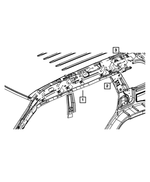 6504118 - Restraints: M6 X 1.00 U-nut for Mopar Image