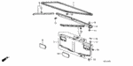 90693SM4J01ZW - Interior/Bumper: CAP, LINING *YR169L* (MILD BEIGE) for Honda Image