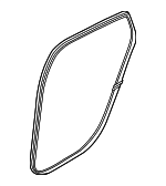 83120CU000 - : Weather-Strip On Body for Hyundai Image