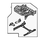 4M0881105AR - Body: Cushion Frame for Audi Image image