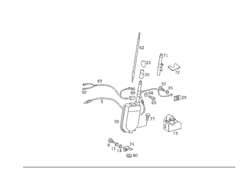 Antenna for 1993 Mercedes-Benz 400E #1