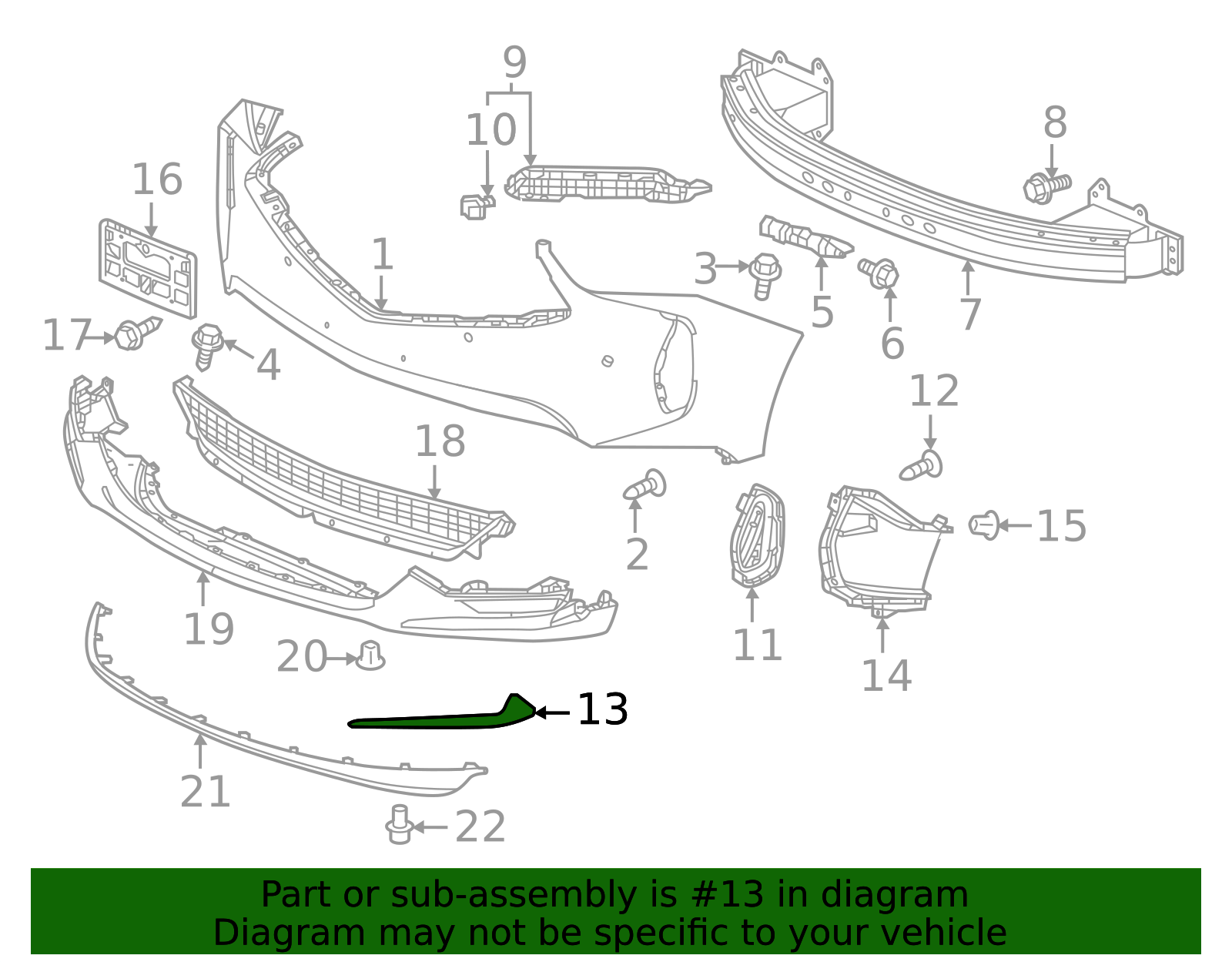 2022-2025 Acura RDX Bumper Trim 71109-TJB-A60 | OEM Parts Online