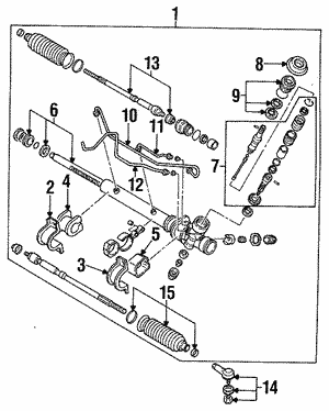 Steering Gear & Linkage for 1992 Mazda 323 | OEM Parts Online