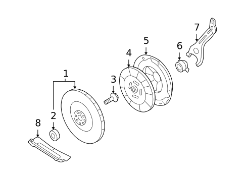 Clutch & Flywheel for 2013 Subaru Forester #0