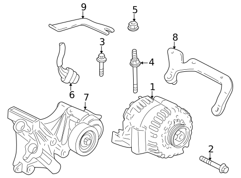 Alternator for 2000 Pontiac Bonneville #0