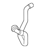 64218846463 - HVAC: Hose for BMW: 530i, 530i xDrive, 540i xDrive, 550e xDrive, M5 Image