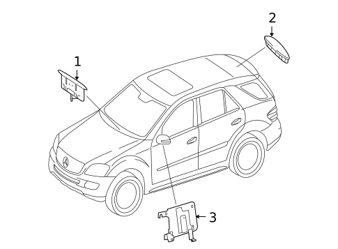 Electrical Components for 2008 Mercedes-Benz ML320 #5