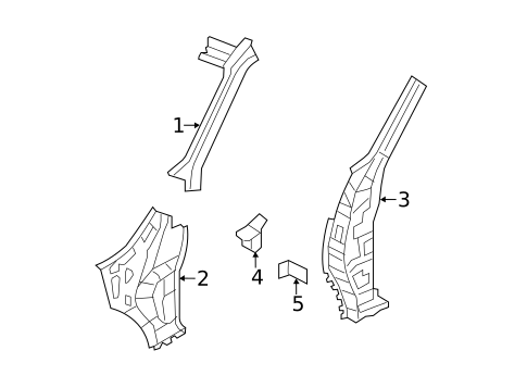Hinge Pillar for 2021 Nissan Armada #0