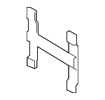 31391626 - Body: License Plate Bracket for Volvo Image