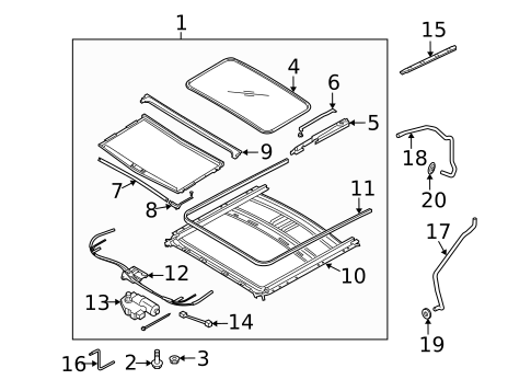 Sunroof for 2007 Kia Amanti #0